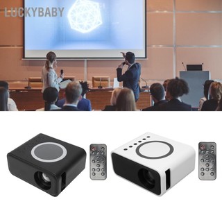 Luckybaby máy chiếu mini di động full độ nét cao 1080p led gia đình phim dành cho ios android laptop