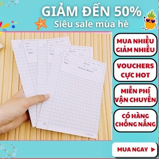 Combo 30 tờ giấy kiểm tra học sinh giấy dày không lem