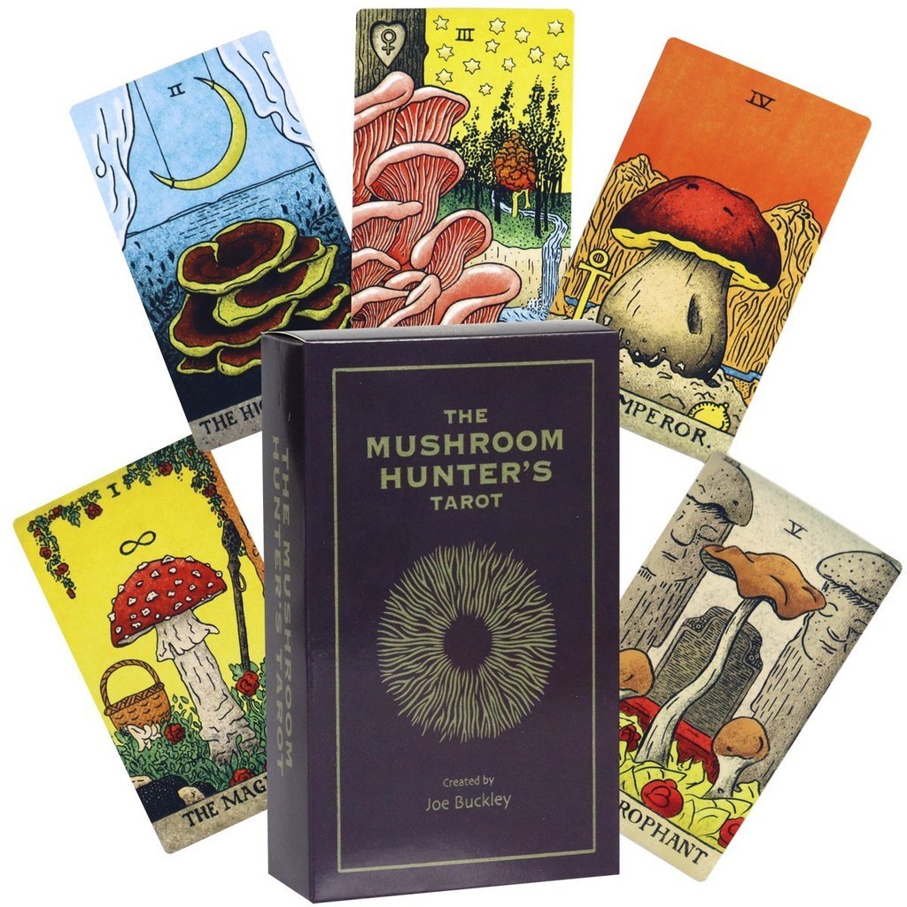 12X7cm Mushroom Hunter 's Tarot English Board Game Card Game The Mushroom Hunter 's Tarot