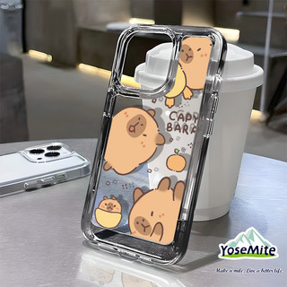 ốp lưng OPPO capybara In trong suốt  Vỏ Túi Khí OPPO A15 / A15s / A35 5G / A16 / A16s / A54s / A16K / A16e / A17 / A17K / A31 2020 / A8 / A5 / A3s / A12E A5 2020 / A9 2020 A53 2020 / A32 2020 4G Vỏ Điện Thoại Trong Suốt Mềm TPU