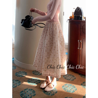 Chic Chân váy chân váy chữ  Hàn Phong Dễ thương thời trang Stylish WWY24309LM 19Z240507