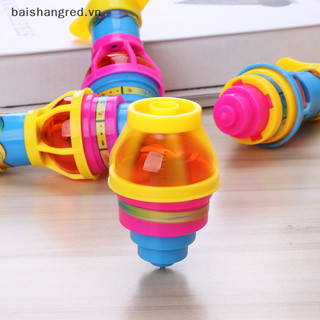 Brvn trẻ em flash dạ quang quay top đồ chơi con quay dây con quay phóng đèn led brvn