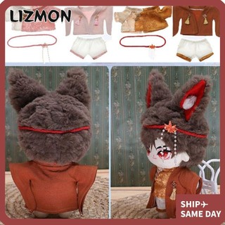 Bộ đồ quần áo thời trang LIZMON, Quần áo cổ xưa búp bê DIY phong cách Trung Quốc, Đồ chơi búp bê chất lượng cao Thời trang DIY Quần áo búp bê 20cm Búp bê Cotton