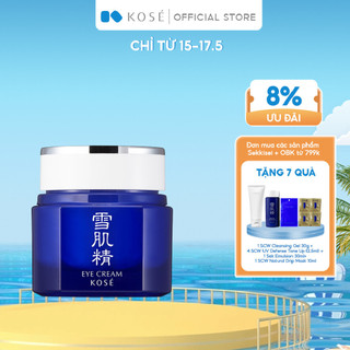 Kem Mắt Kosé Sekkisei EYE CREAM N 20g - Cấp Ẩm, Hỗ Trợ Giảm Nhăn, Giảm Thâm Mắt, Tăng Độ Đàn Hồi