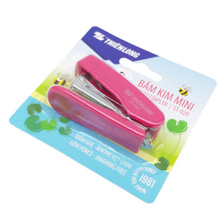 Bấm Kim Mini Basic Số 10 - Thiên Long ST-020 - Màu Hồng
