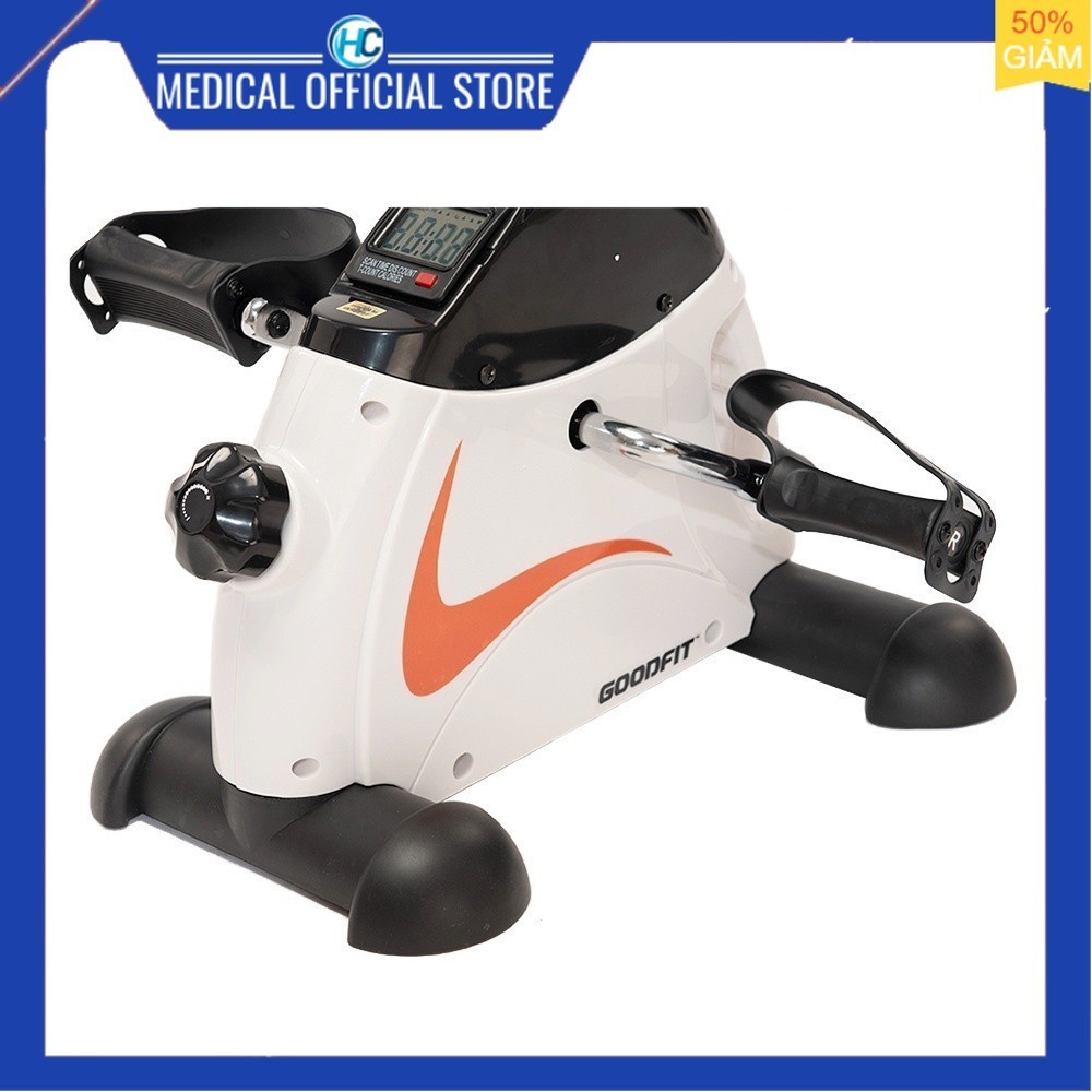 Xe đạp thể thao, xe đạp tập thể dục tại nhà GoodFit GF001PA tùy chỉnh độ nặng, đồng hồ điện tử đo lư