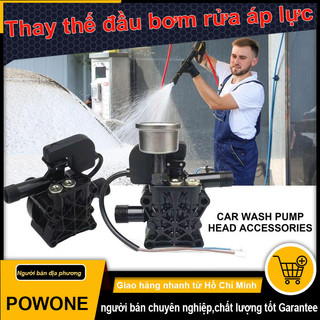 POWONE Máy rửa xe Thay thế áp lực rửa đầu bơm Phụ kiện bơm rửa áp lực cho máy rửa xe Phụ kiện bơm rửa xe di động