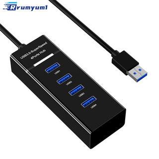 Còn hàng! Bộ chia trung tâm USB đa cổng có cáp 4 x Bộ chuyển đổi trung tâm USB Bộ chuyển đổi mở rộng USB cho máy tính xách tay Ổ đĩa Flash di động