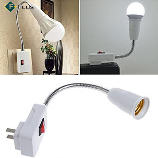 Sẵn sàng! Thép không gỉ E27 Đế đèn uốn cong linh hoạt Kiểm tra di động Ổ cắm đèn chuyển đổi phích cắm