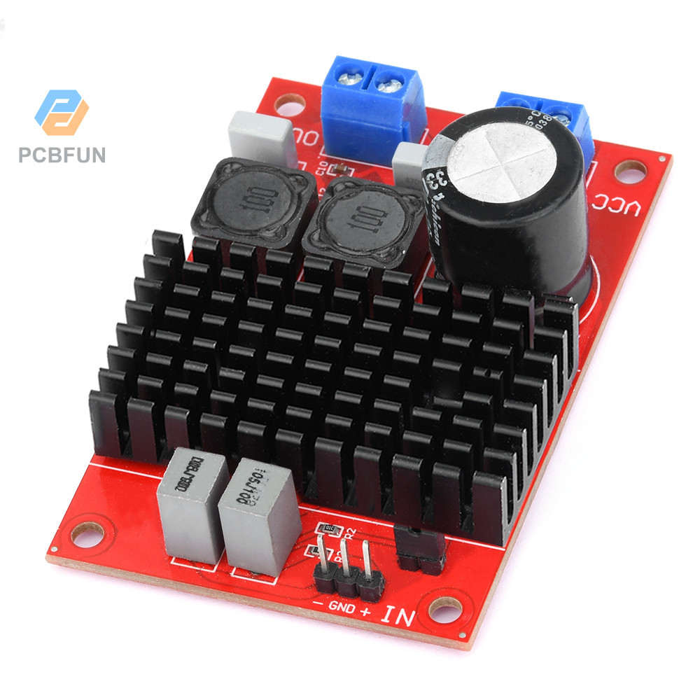 Pcbfun DC5V-24V CS8673 Bảng khuếch đại công suất kỹ thuật số 80W Mono BTL Đầu ra Nguồn điện đơn DC