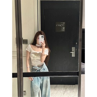 Mới Phong Cách Trung Hoa Áo Thun Ngắn Tay Nữ Phong Cách Mới Mùa Hè Phong Cách Trẻ Sơ Mi Nhỏ Thiết Kế Phong Cách Cảm Xúc Tất Cả Các Loại Áo Tôi Nhung Vui Nhộn Chồn CGCR