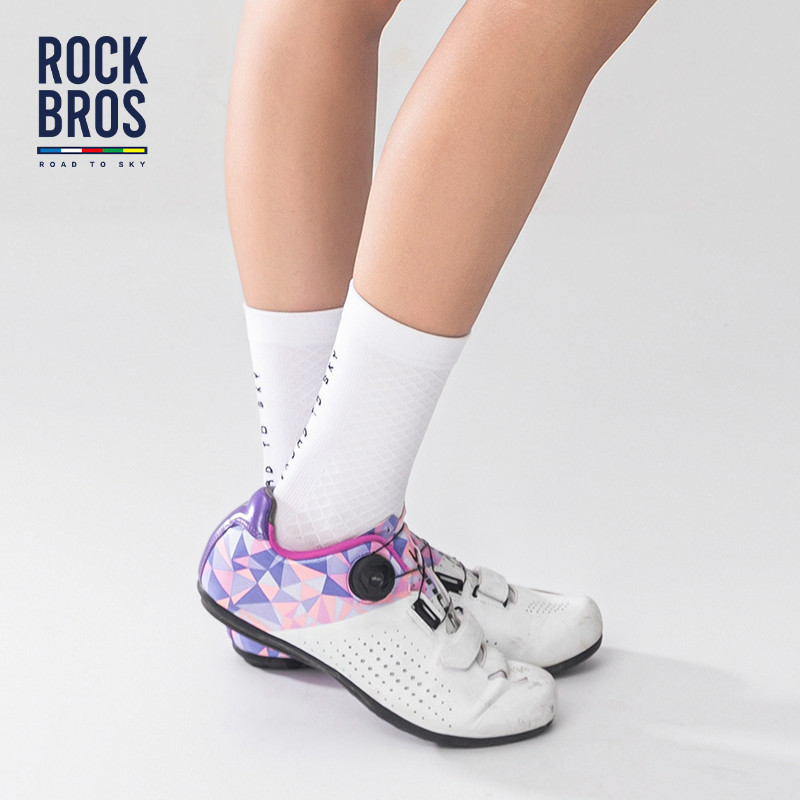 ROCKBROS Tất Xe Đạp Đường Thoáng Khí Tất BCybling Nam Nữ Thể Thao Ngoài Trời Đua Xe Thể Thao Tất Thể