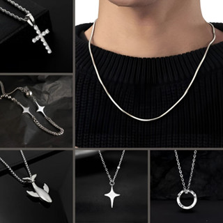 Dây Chuyền Nam TAVI STUDIO Phụ Kiện Trang Sức Mạ Bạc Phong Cách Hàn Quốc - Vòng Cổ Titan Không Gỉ Dây Nhỏ Basic Nhiều Mã