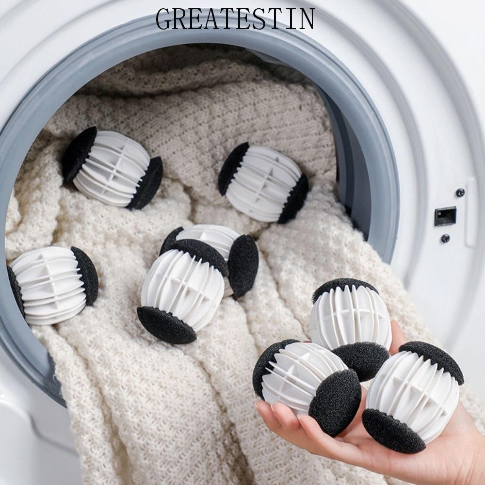 Greateskss 2 Chiếc Bộ Sưu Tập Bẩn Bóng Giặt, Bóng Làm Sạch Máy Giặt Chống Cuộn Dây Silicon, Bóng Giặt Lint Catcher Có Thể Tái Sử Dụng