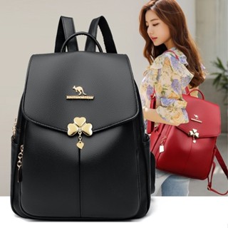 Ba lô khóa chống trộm phong cách mới dành cho nữ, Kangaroo thời trang, Ba lô du lịch thời trang