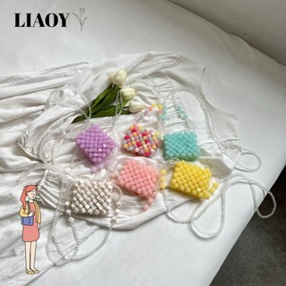 Túi vuông nhỏ LIAOY, Túi đeo vai đơn đeo chéo chất lượng cao, Túi đeo vai Mini Acrylic thời trang