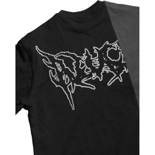 Half patch artwork - Tshirt - BLACKORP - Form oversize, cotton, Unisex