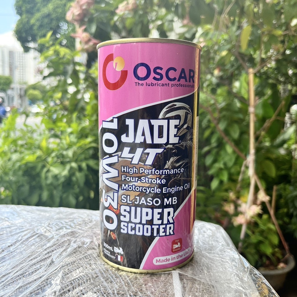Nhớt Xe Tay Ga Oscar Jade Scooter 10W30 800ML Full Tổng Hợp Nhập Khẩu UAE