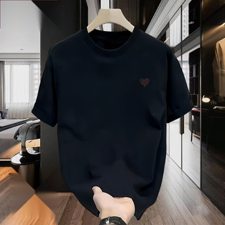 Áo thun Cotton ngắn tay in hình tình yêu mùa hè dành cho nam