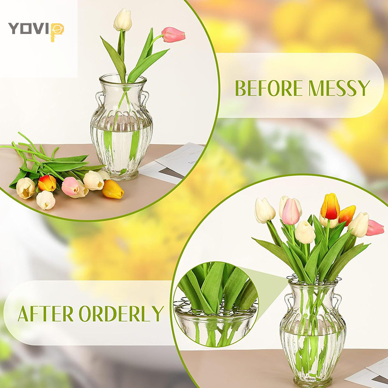 Yovip Xoắn Ốc Ikebana Thân Giá Đỡ Xoắn Ốc Ikebana Thân Cây Cho Bình Hoa Sắp Xếp Xoắn Ốc Thân Giá Đỡ 