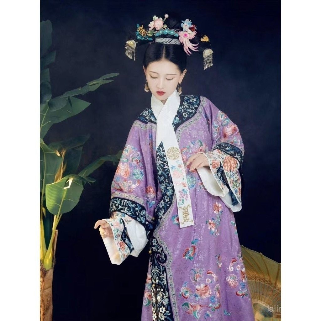 [Spot Hot Sale] Trang phục cổ trang của Trung Quốc, trang phục Quý Phi, trang phục thời nhà Thanh, v