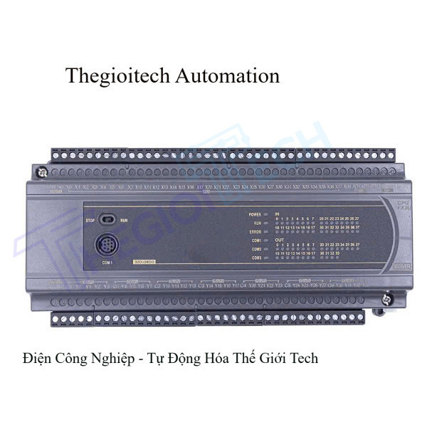 Board mạch PLC ES FX3U 60MR 36 input 24 output relay - RS232/RS485, hỗ trợ analog 4AD/2DA ,24VDC, GX