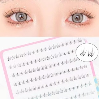  Cụm lông mi dưới đáy 4-7mm Màu đen DIY Cá nhân Lông mi Anime để mua sắm Hẹn hò Sử dụng hàng ngày 