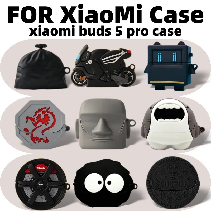 Dành Cho xiaomi Buds 5 pro Vỏ Tai Nghe Chống Sốc xiaomi Buds 5 pro Vỏ Silicon Chống Sốc