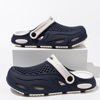 Mùa Hè 2025 Nam Nữ Phong Cách Mới Đế Dày Chống Trơn Trượt Bên Ngoài Mặc Phù Hợp Với Phòng Tắm Lỗ Tắm Giày Sandal Đi Biển