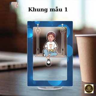 Xích đu standee in theo yêu cầu quà tặng cặp đôi có kèm hộp làm quà tặng -đhh