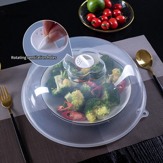 Henghome Lò Vi Sóng Heag Cách Nhiệt Đĩa Bao Chống Bắn Vỏ Nhựa Chống Dầu Chống Độc Hại Nhà Bếp Chịu Nhiệt Độ Cao TFG