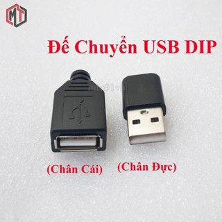 Đế ra chân cổng usb đực - cái