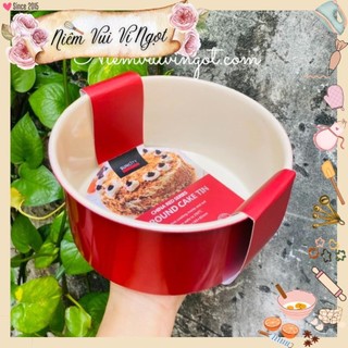 Khuôn Chiffon Đế Rời Chống Dính Tráng Men Đỏ ~ Suncity