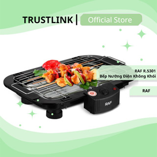 Bếp Nướng Điện Không Khói - RAF R.5301 - Nhỏ Gọn - Công Suất 2000W - Chuẩn Châu Âu