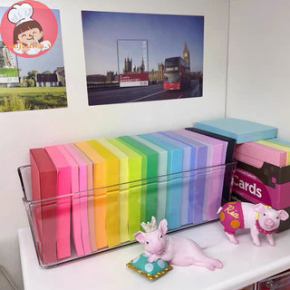 Yanca Note Papers Box Note Pads Container Máy tính để bàn Notepad Holder Memo Papers Holder Notepad Case VN