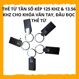 Thẻ từ cảm ứng rfid tần số kép 125mhz & 13.56mhz trong cùng 1 thẻ, thẻ có code sẵn, không ghi được)
