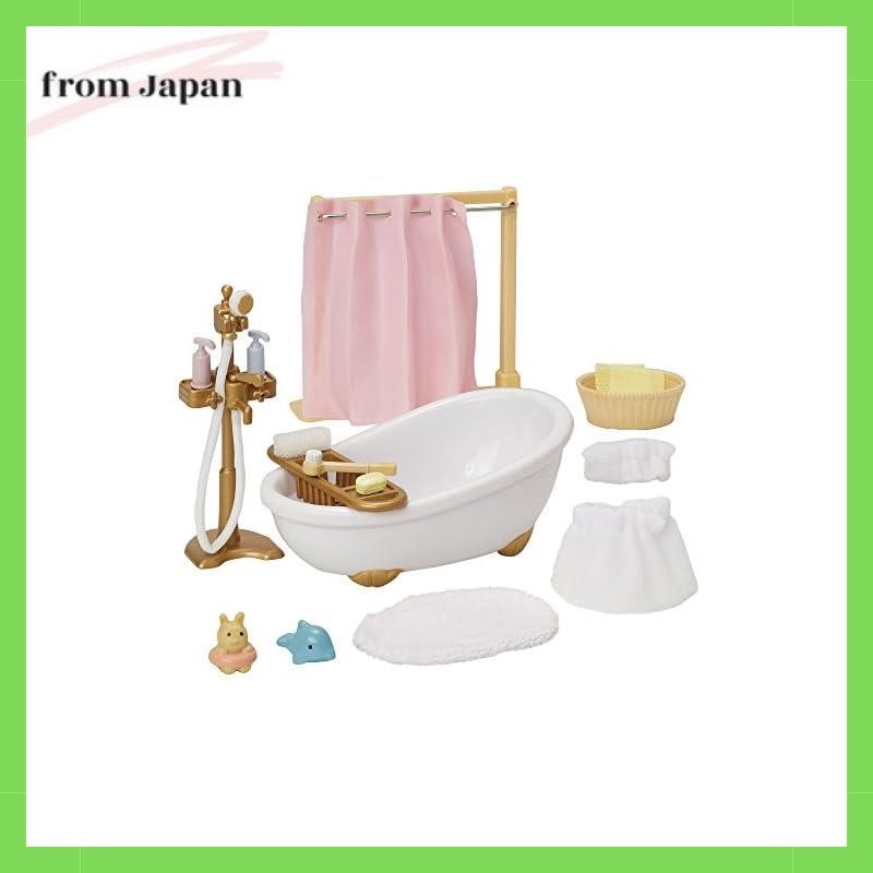 Sylvanian Families Furniture [Bathroom Set] Ka-605 ST mark certification 3 years and up Toy Dollhous