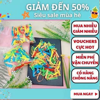 Túi 50Gr chun buộc tóc nhiều màu ✓Dây thun ✓Dày đẹp ✓ Giá rẻ