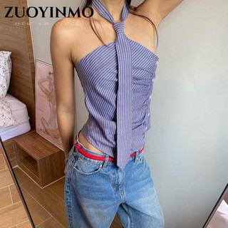 ZUOYINMO áo yếm áo ba lỗ Thời trang hàn quốc thông thường Thông thường Fashion Phong cách WBX24504AU 19Z240508