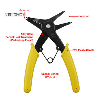 Junmeng 2 trong 1 DIY Snap Spring Ring Circlip Removal Cài đặt Bộ công cụ Kìm Đẹp