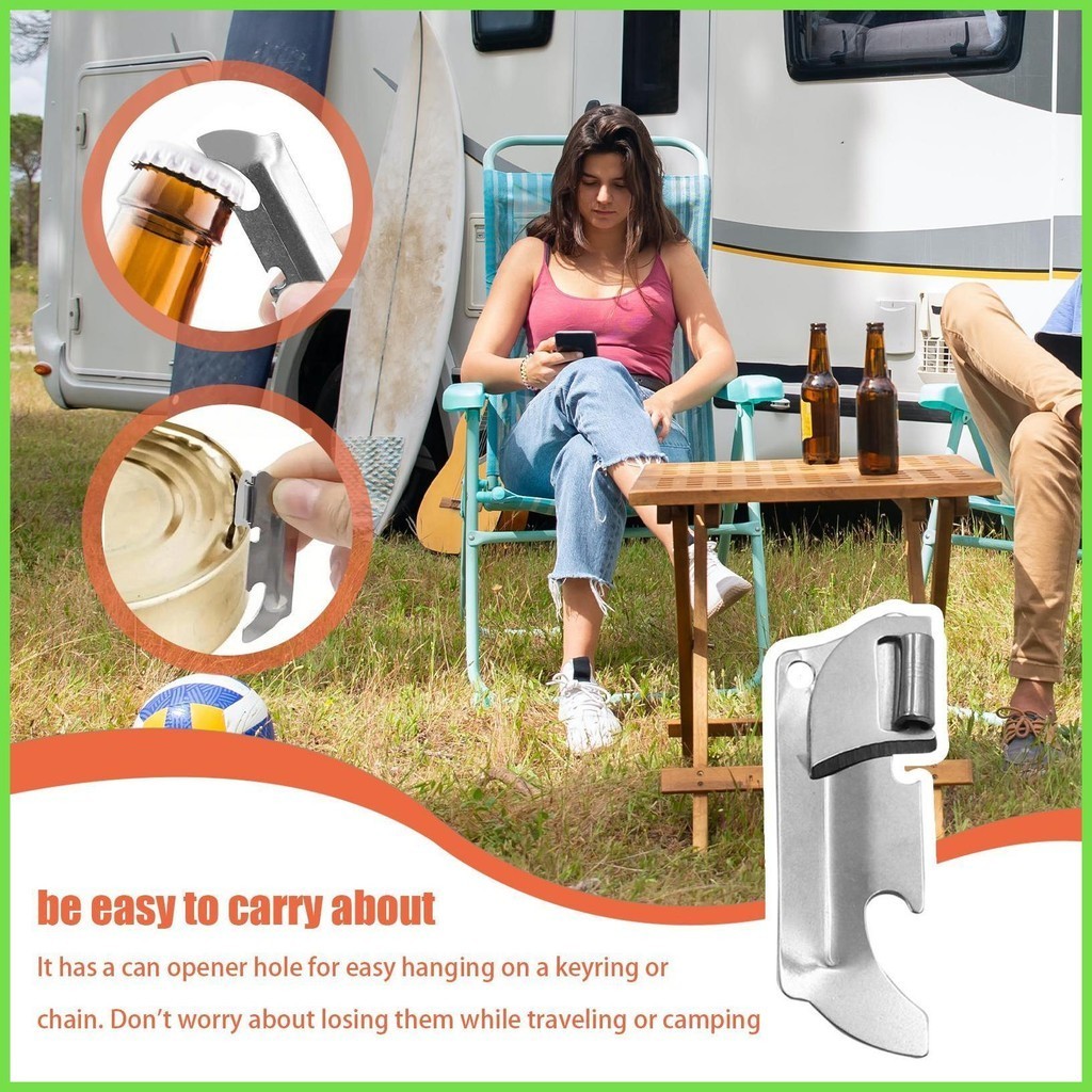 Dụng cụ mở hộp Dụng cụ mở hộp cầm tay bằng thép không gỉ Dụng cụ mở hộp cắt an toàn cho lon bia Đồ uống Nắp mở cho smbvn smbvn