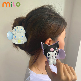 Milo / / Sanrio, kẹp cá mập lớn cho tóc ở mặt sau đầu, ba chiều dễ thương