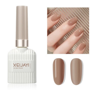  Sơn móng tay màu thạch nâu tây XEIJIAYI - thạch nâu hotrend - chai 15ml 