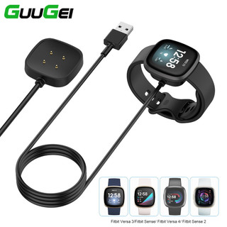 Đế sạc đồng hồ từ tính Guugei cho Fitbit Versa 4 / 3 Fitbit sense / Fitbit sense 2 Cáp sạc đồng hồ thông minh cho đồng hồ Fitbit