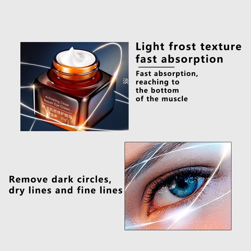 Kem dưỡng mắt chống lão hóa Kem dưỡng mắt 20ml Kem dưỡng mắt cho quầng thâm dưới mắt và nếp nhăn