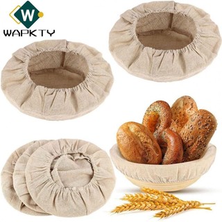 WAPKTY 2 Chiếc Giỏ Bánh Mì Vải Lót Nhà Mây Wicker Lên Men Bánh Mì Chống Giỏ