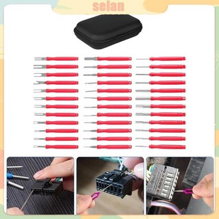 Selan Terminal Removal Tool Set Terminal Ejector Kit cho Car Pin Extractor Tool Phát hành dây điện ConnectorPuller