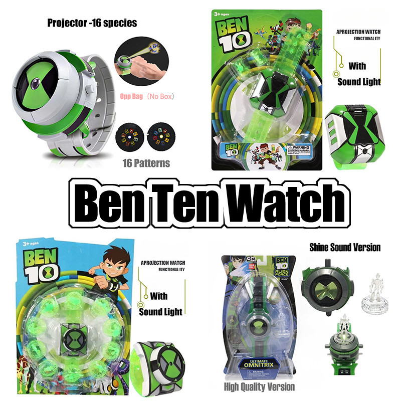 Nhân Vật Hành Động Ben10 Đồng Hồ Cho Trẻ Em Ultimate Omnitrix Phong Cách Máy Chiếu Ngày Trẻ Em Đồng Hồ Đồ Chơi Mô Hình