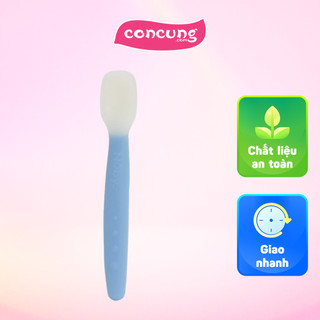 Thìa ăn dặm cao cấp Nuby cho bé - Xanh dương