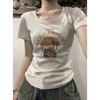 【100% cotton 】Áo baby tee Áo Thun ôm body Áo y2k Áo thun ngắn tay mỏng mùa hè phong cách mới dành cho nữ